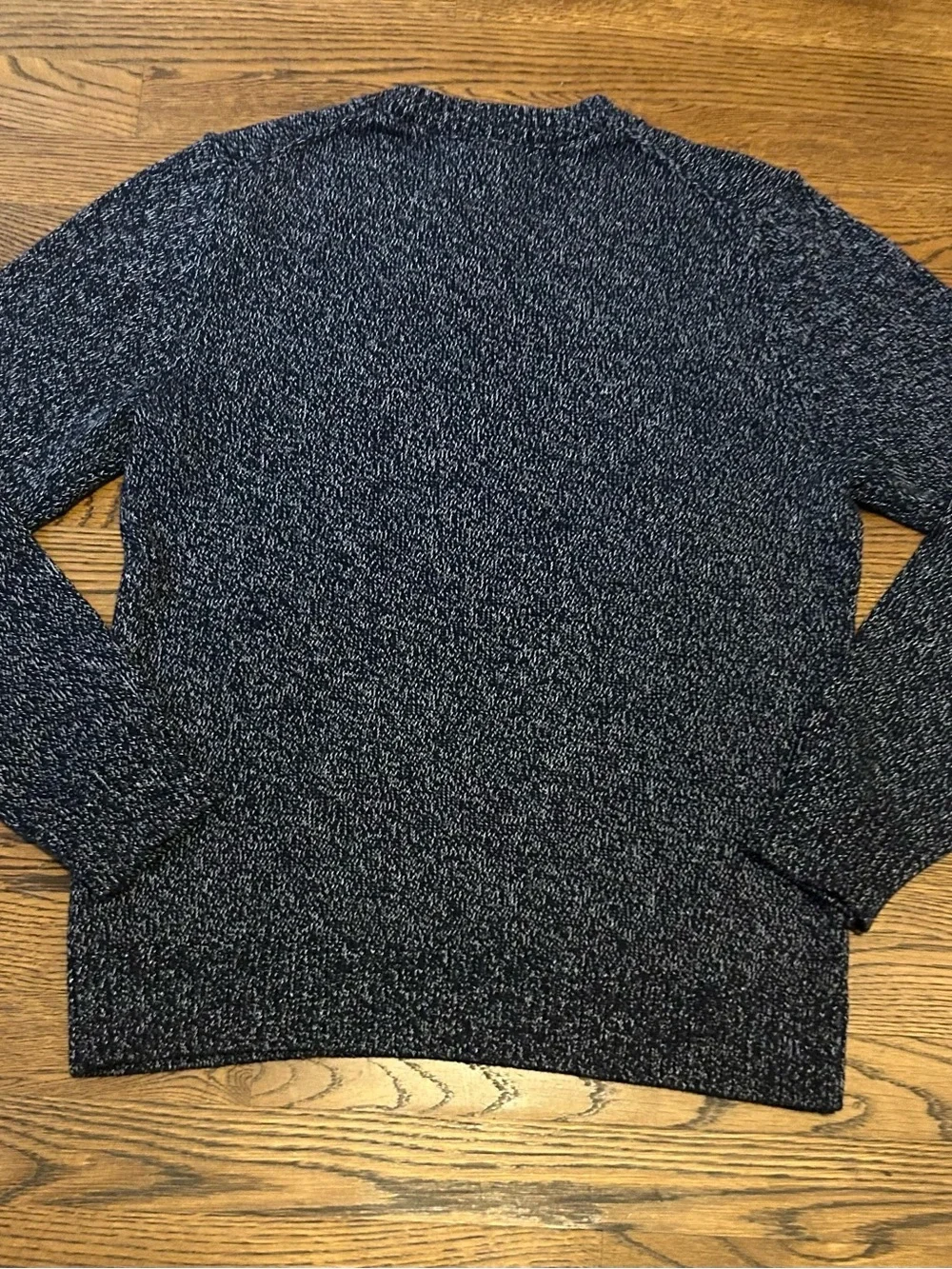 Banana Republic Men's Heathered Navy Crewneck Sweater 0199
